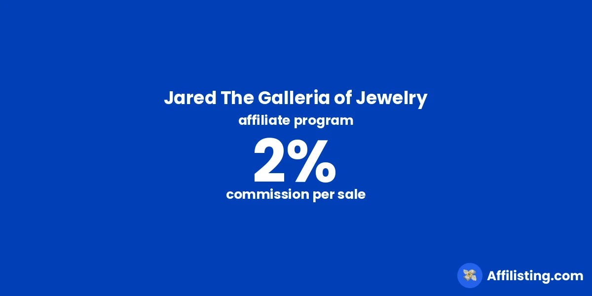 Jared The Galleria of Jewelry affiliate program