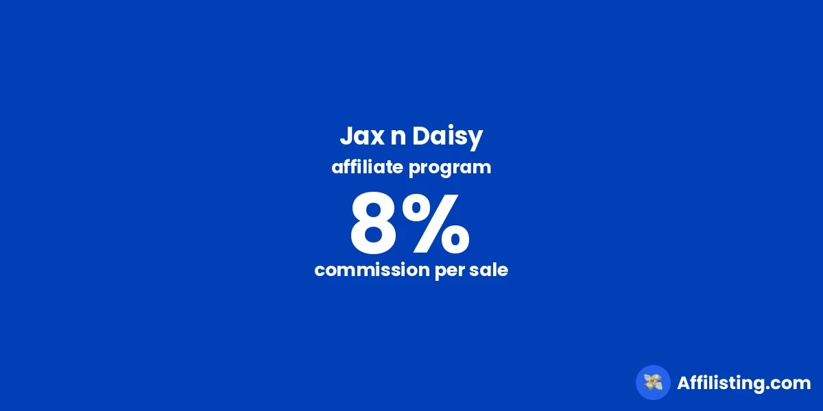 Jax n Daisy affiliate program