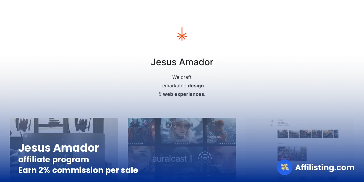 Jesus Amador affiliate program