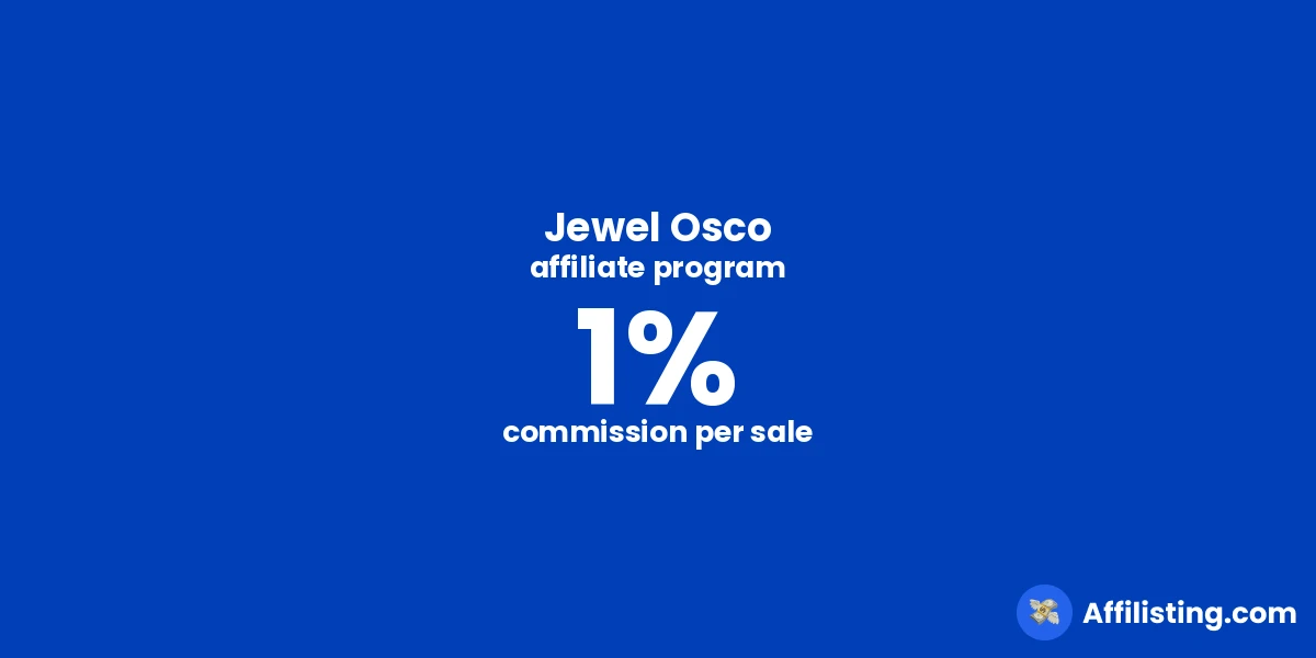 Jewel Osco affiliate program