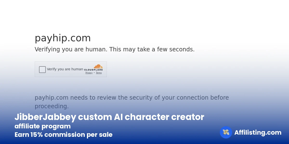 JibberJabbey custom AI character creator affiliate program