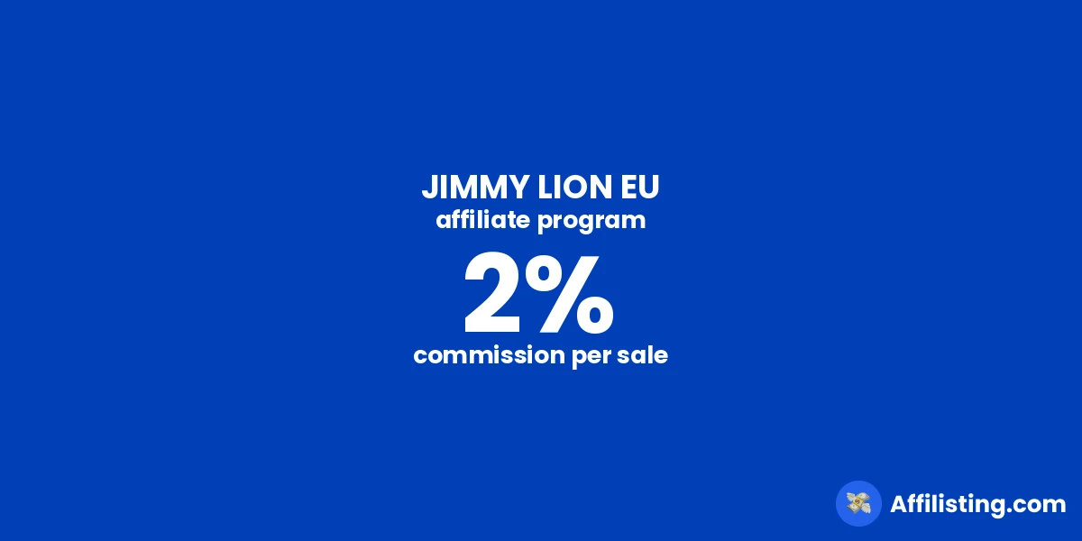 JIMMY LION EU affiliate program