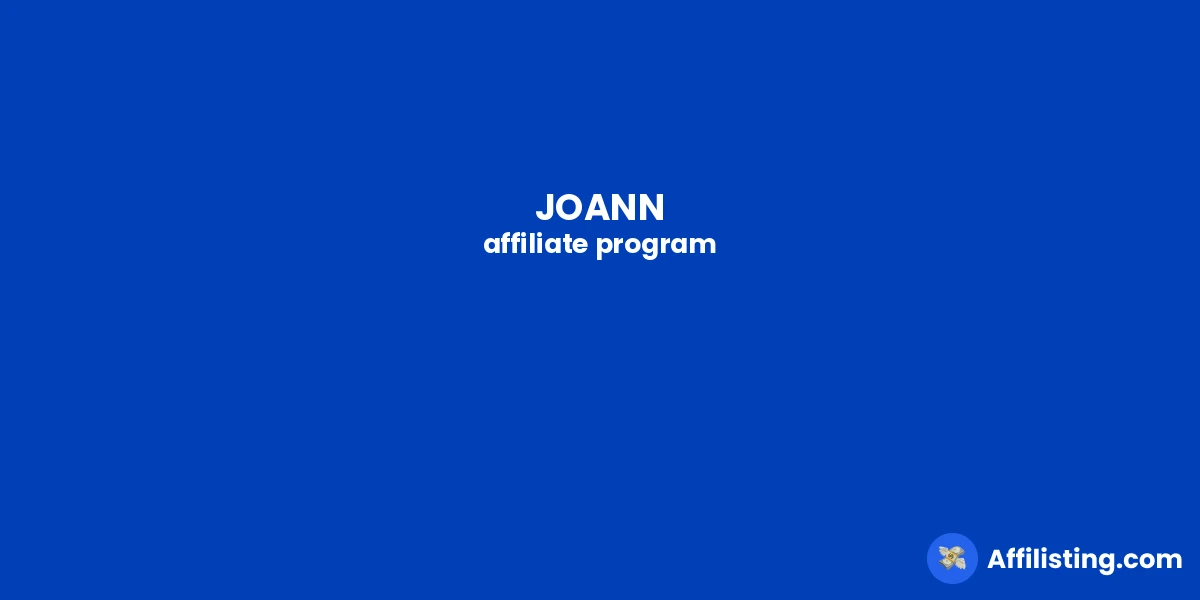 JOANN affiliate program