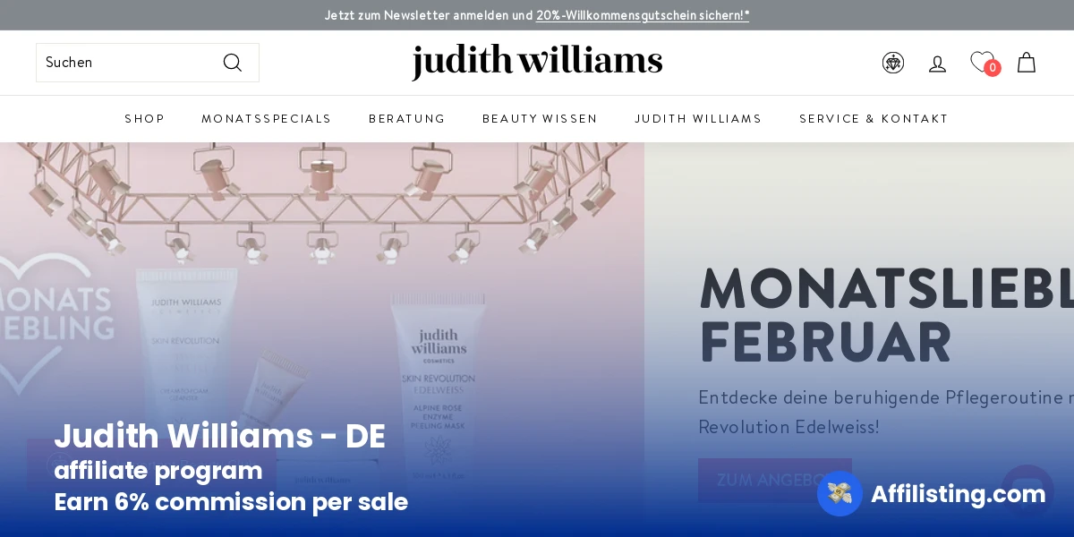Judith Williams - DE affiliate program