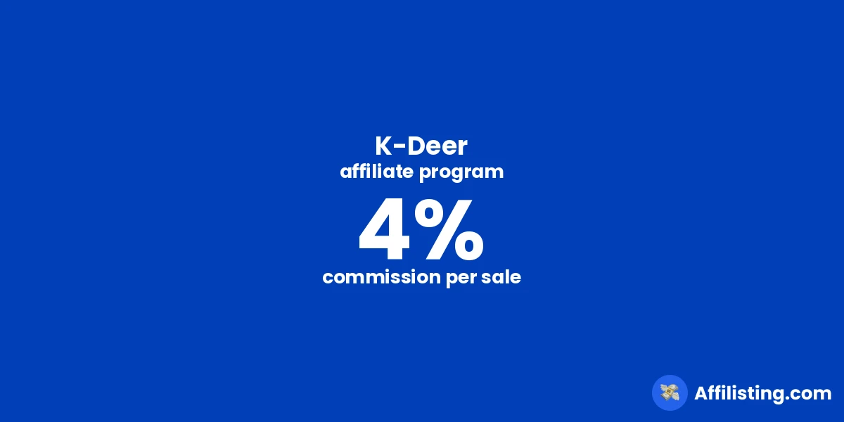 K-Deer affiliate program