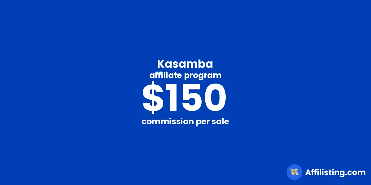 Kasamba affiliate program