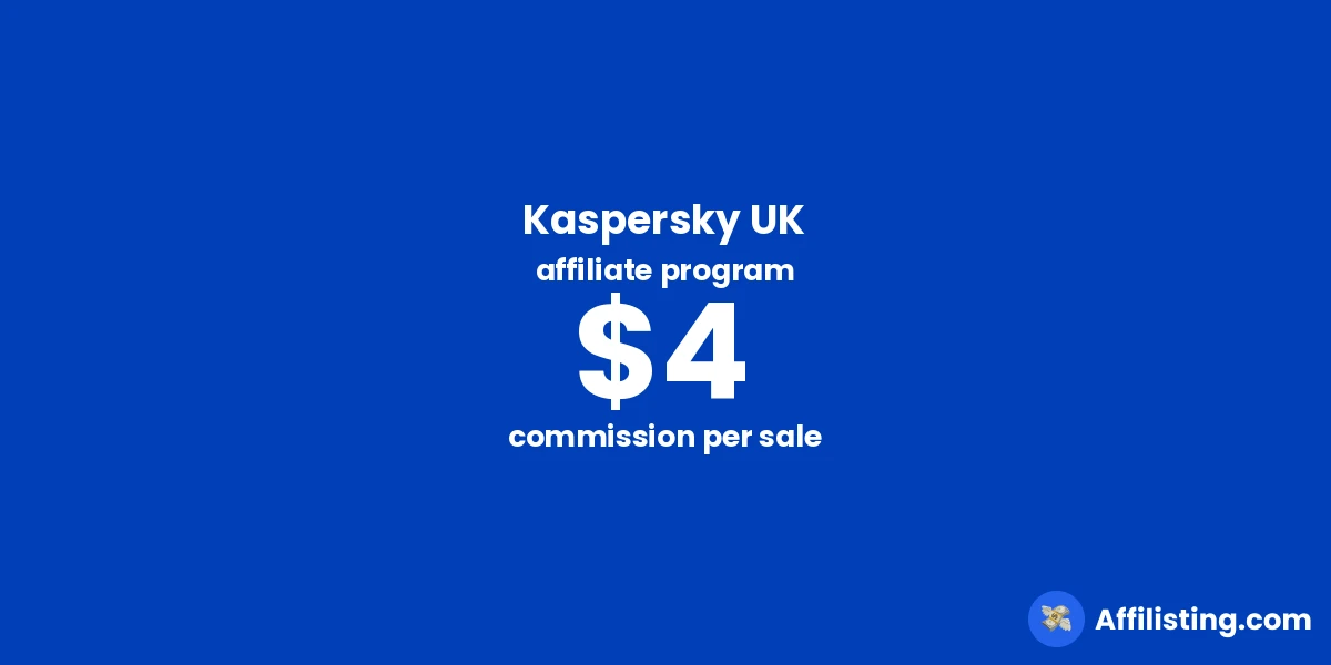 Kaspersky UK affiliate program