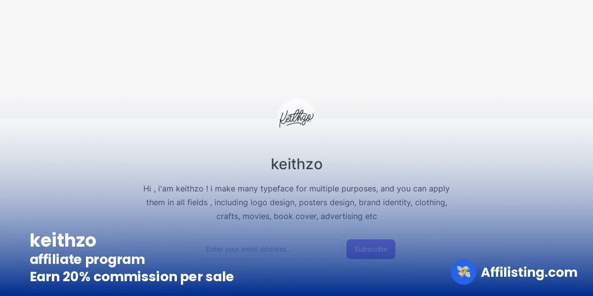 keithzo affiliate program