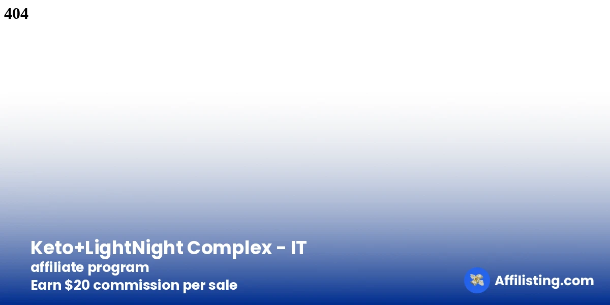 Keto+LightNight Complex - IT affiliate program