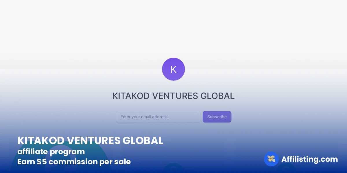 KITAKOD VENTURES GLOBAL affiliate program