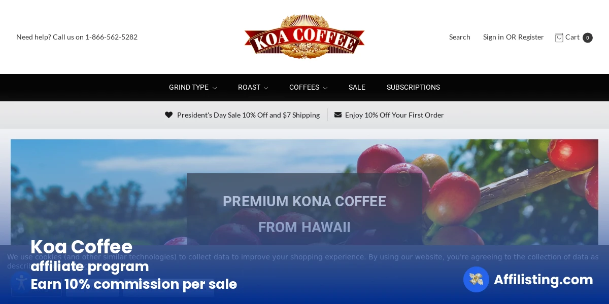 Koa Coffee affiliate program