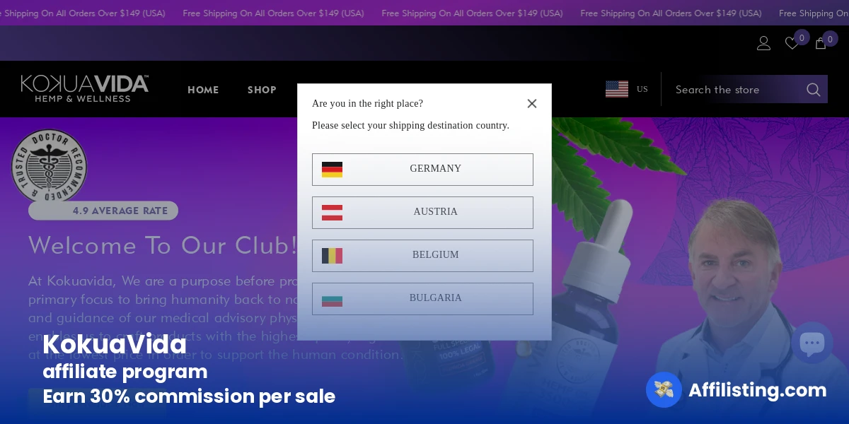 KokuaVida affiliate program