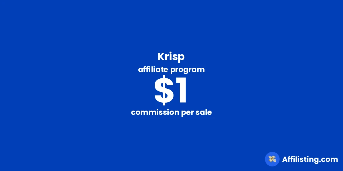 Krisp affiliate program