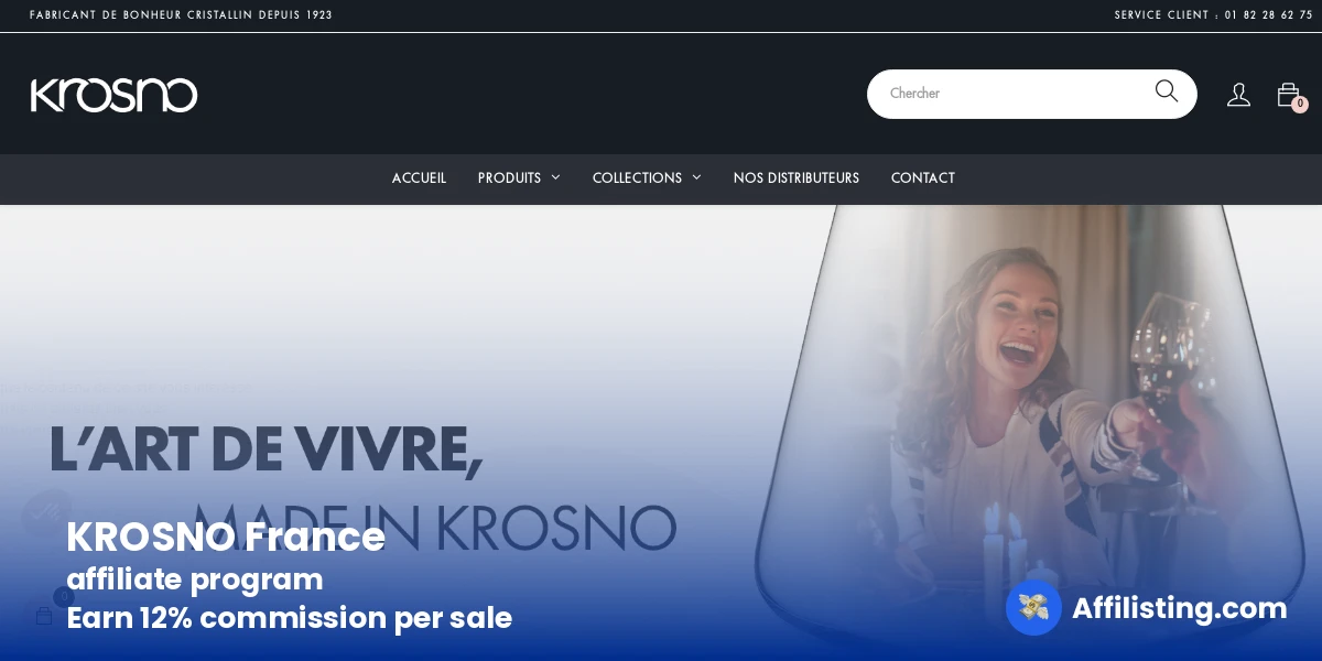 KROSNO France affiliate program