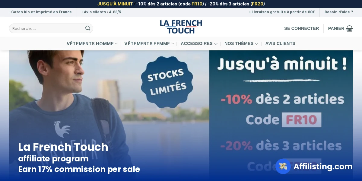 La French Touch affiliate program