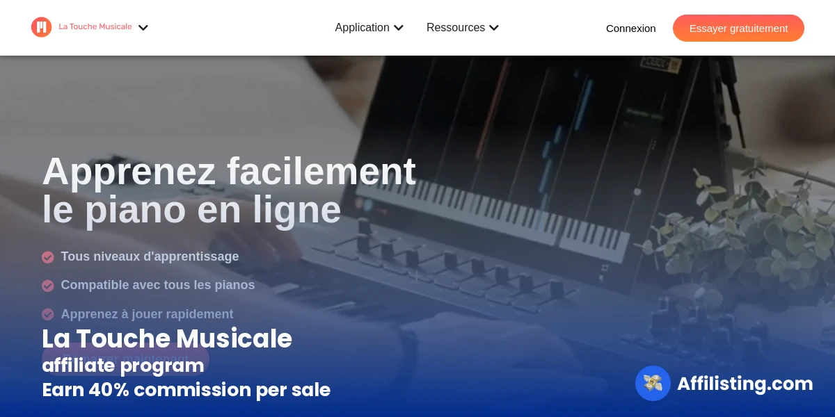La Touche Musicale affiliate program