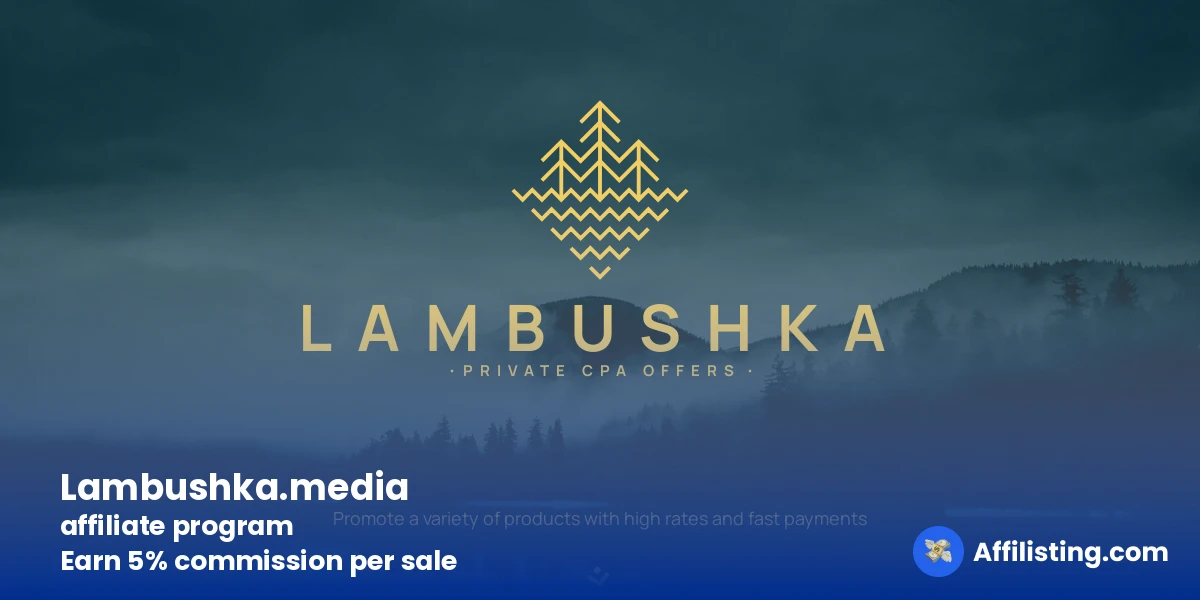 Lambushka.media affiliate program