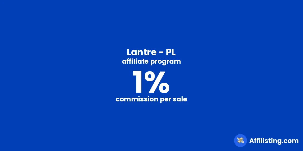 Lantre - PL affiliate program