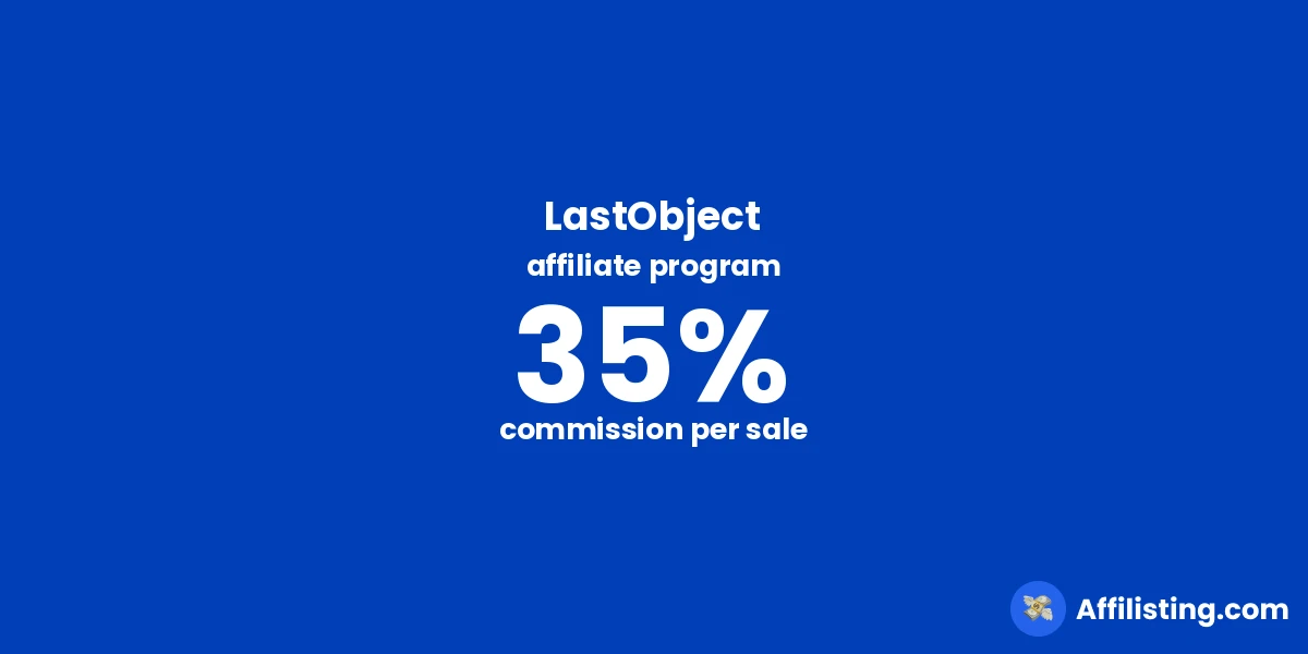 LastObject affiliate program