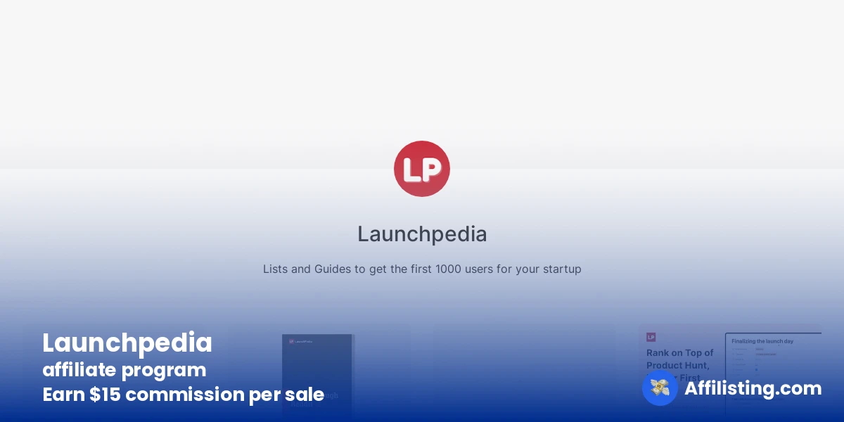 Launchpedia affiliate program