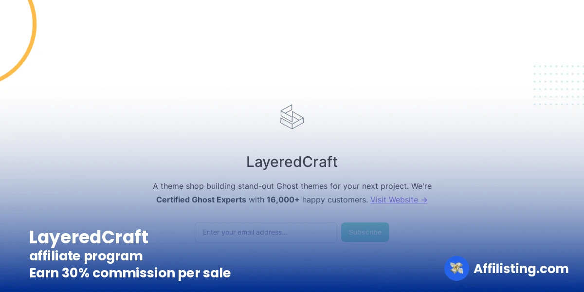 LayeredCraft affiliate program