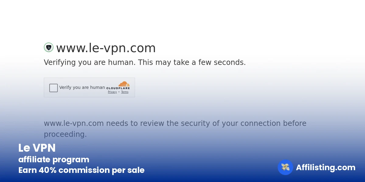 Le VPN affiliate program