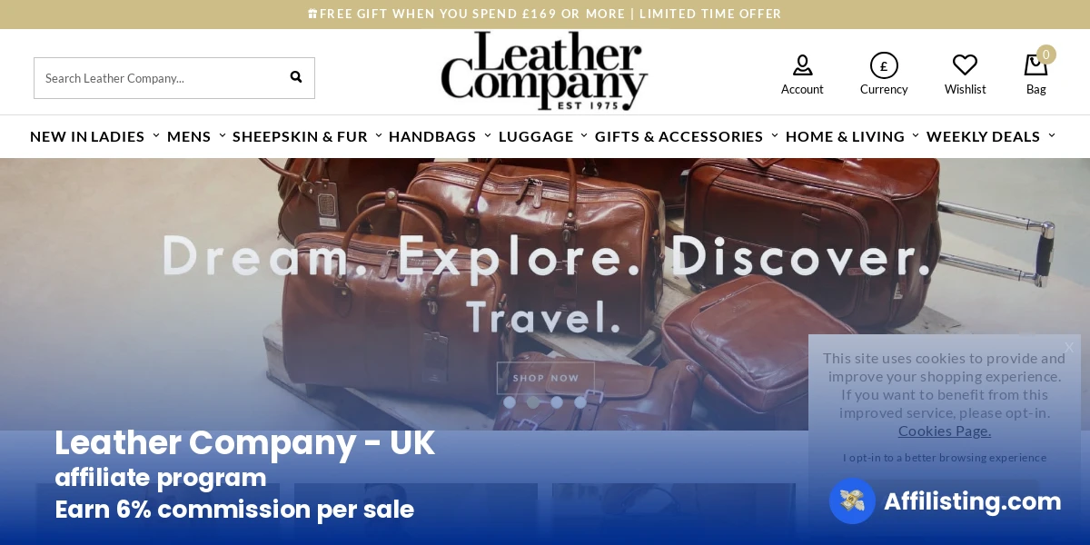 Leather Company - UK affiliate program