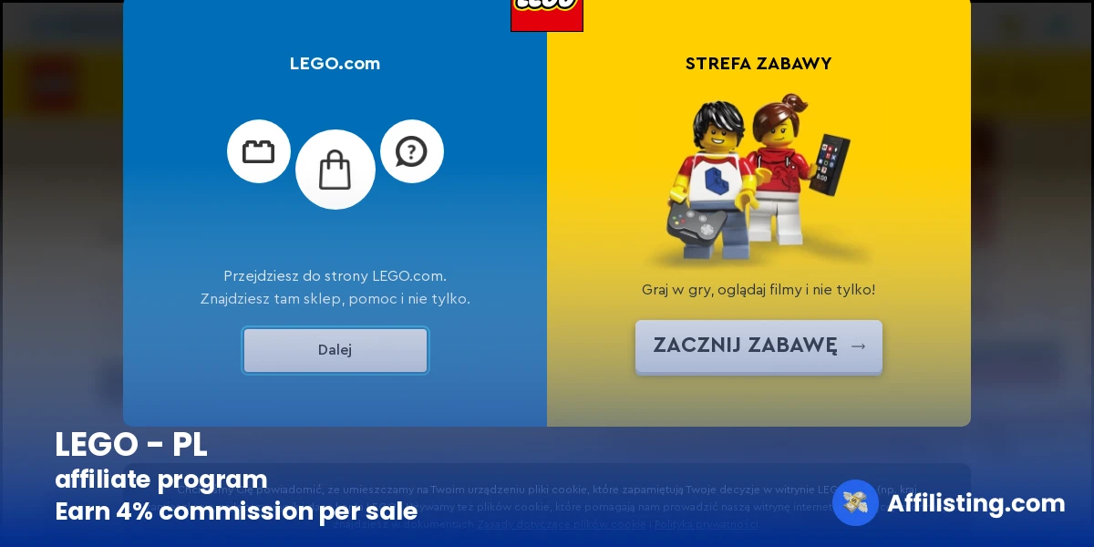 LEGO - PL affiliate program