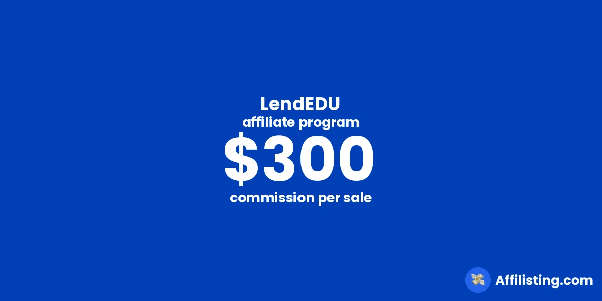 LendEDU affiliate program