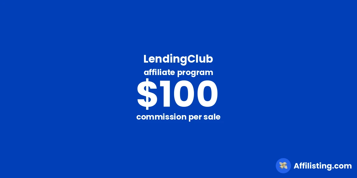 LendingClub affiliate program