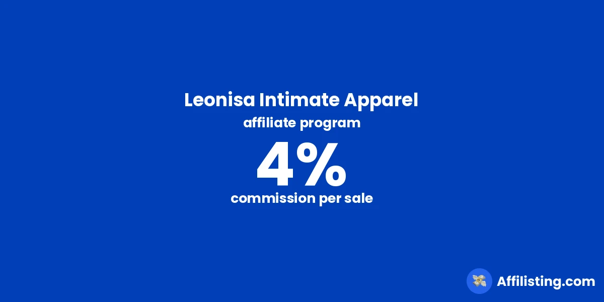 Leonisa Intimate Apparel affiliate program