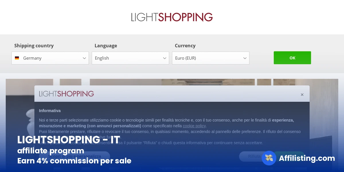 LIGHTSHOPPING - IT affiliate program