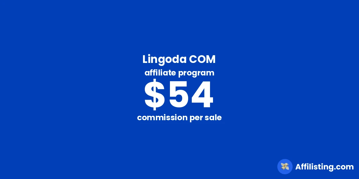 Lingoda COM affiliate program