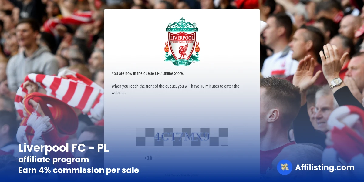 Liverpool FC - PL affiliate program