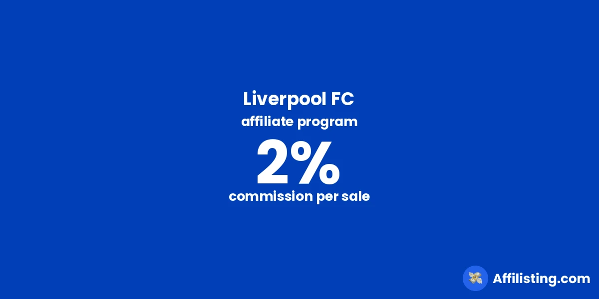 Liverpool FC affiliate program