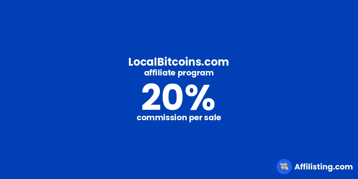 LocalBitcoins.com affiliate program