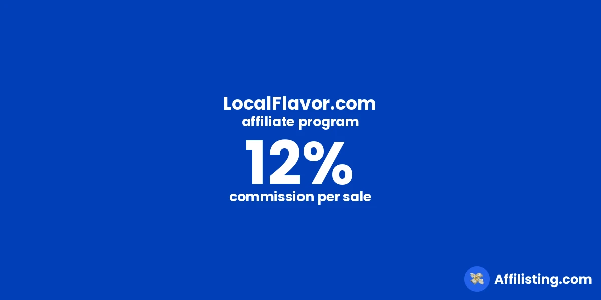 LocalFlavor.com affiliate program