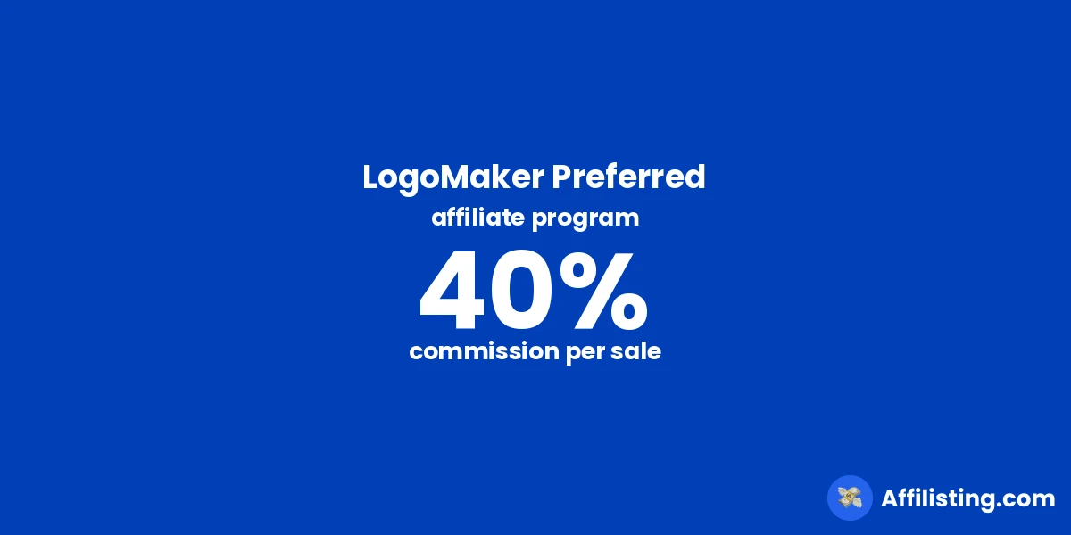 LogoMaker Preferred affiliate program