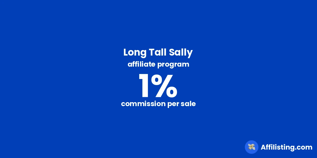 Long Tall Sally affiliate program