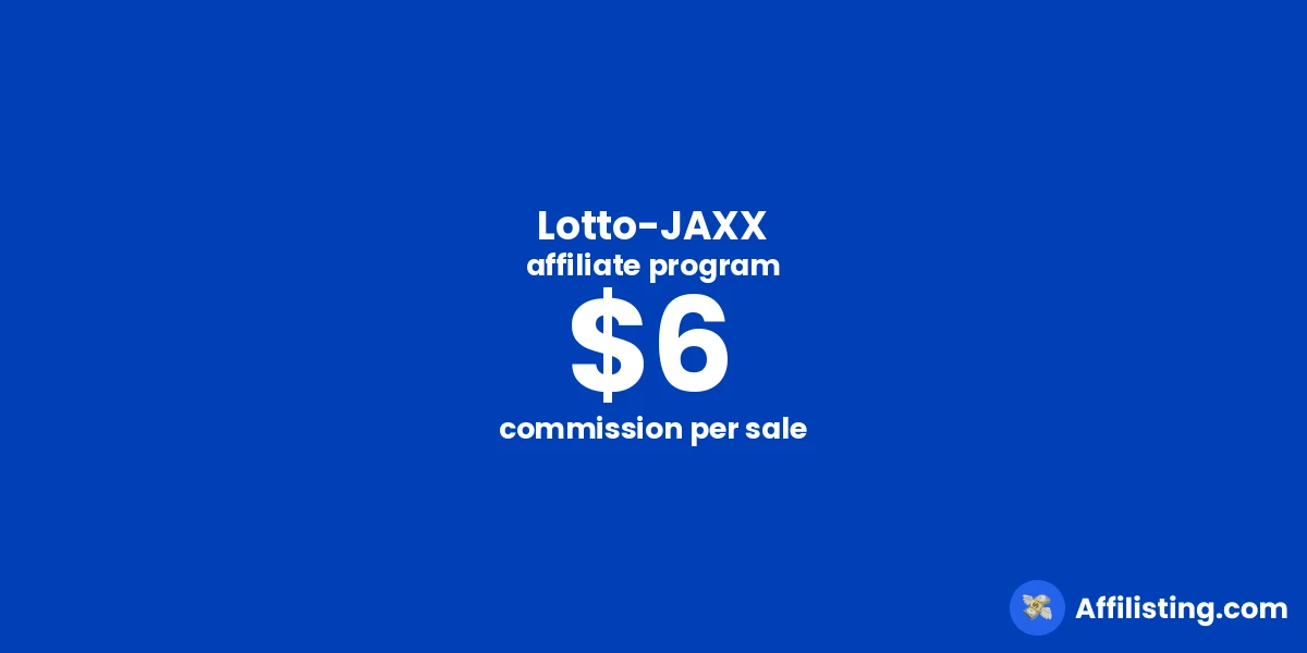 Lotto-JAXX affiliate program
