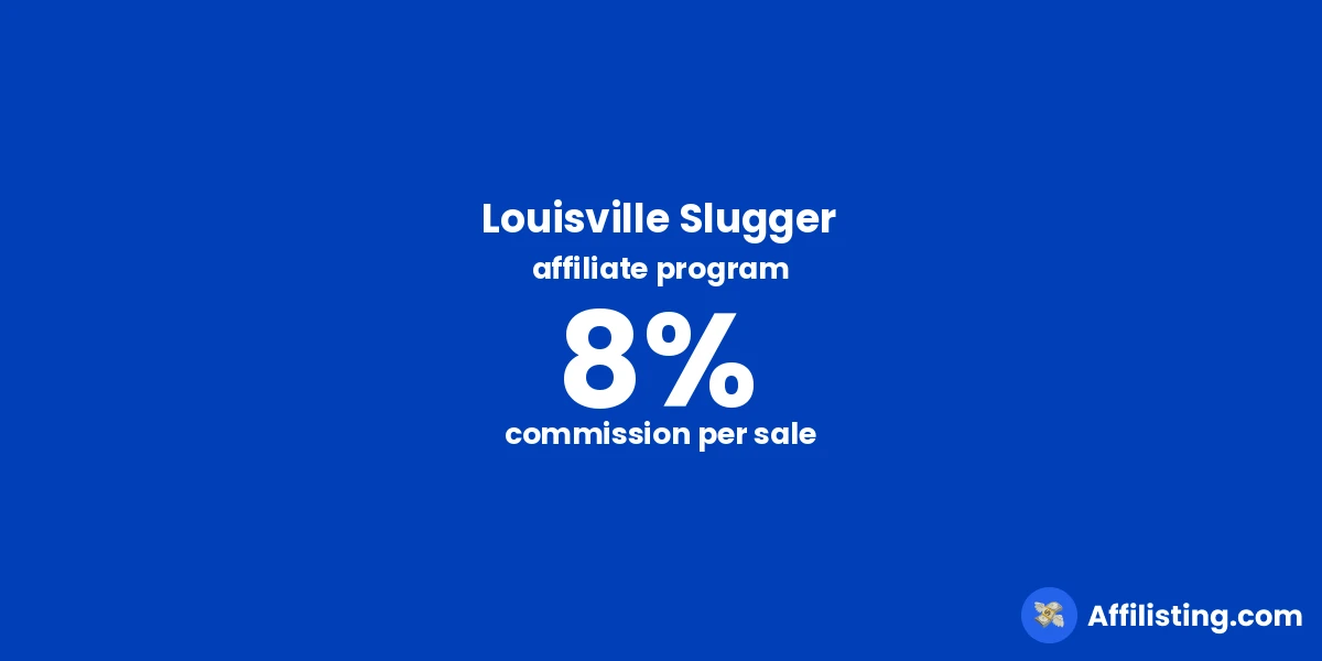 Louisville Slugger affiliate program