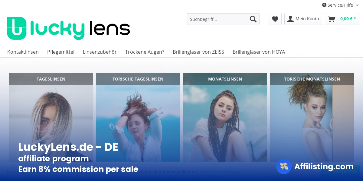 LuckyLens.de - DE affiliate program