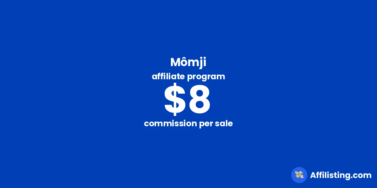 Mômji affiliate program