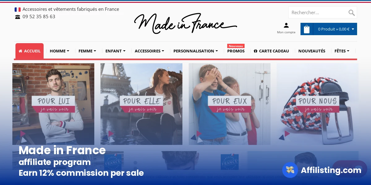 Made in France affiliate program