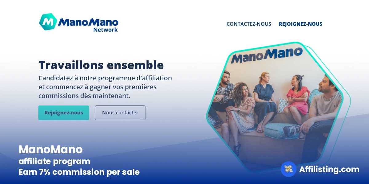ManoMano affiliate program