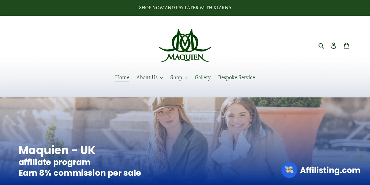 Maquien - UK affiliate program