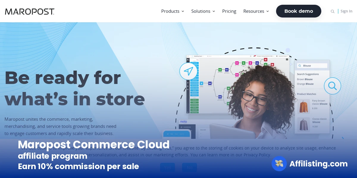 Maropost Commerce Cloud affiliate program