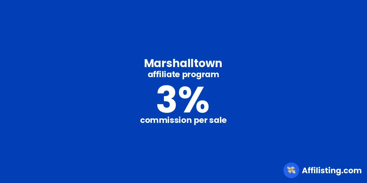 Marshalltown affiliate program