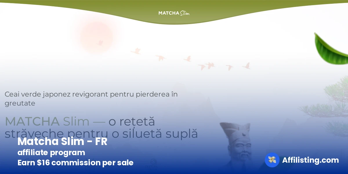 Matcha Slim - FR affiliate program