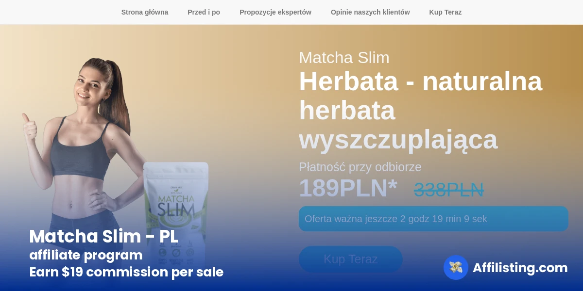 Matcha Slim - PL affiliate program